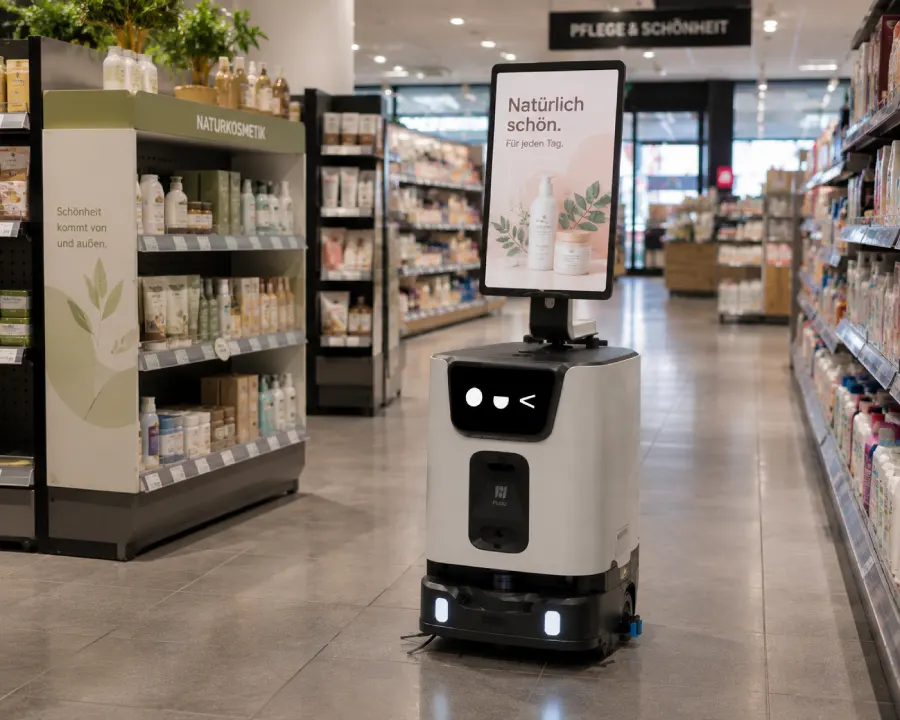 Pudu-ET1-Scheuersaugroboter-Einzelhandel PUDU ET1 pour le commerce de détail