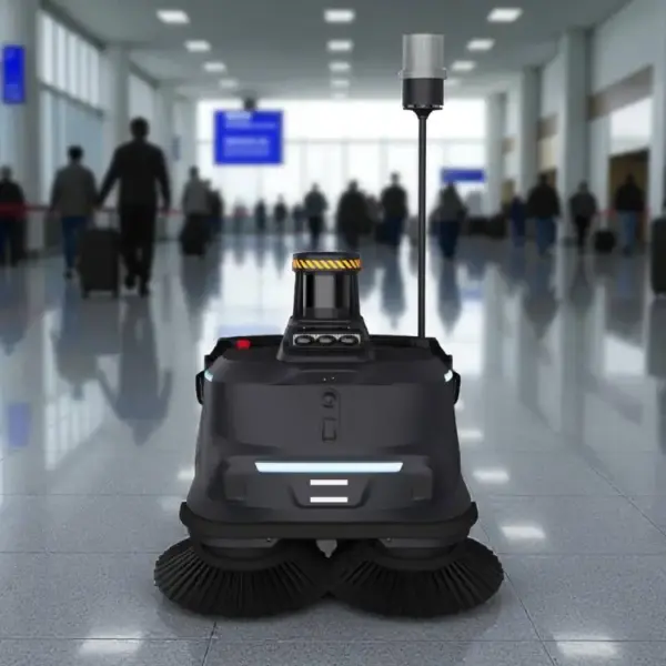 pudu-mt1-max-KI-kehrroboter-flughafen-1-600×600 Pudu MT1 Max Kehrroboter für Flughäfen & Bahnhöfe